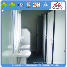 EPS sandwich panel modular prefabricated container bathroom house for sale